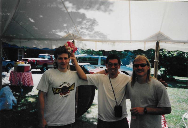 Childhood to Graduate school friends Rusty, Yong Guo and Jef