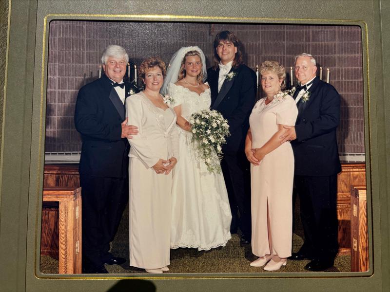 Adam, Christine and their parents