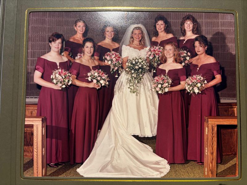 Christine and her brides maids